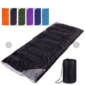 Black Sleeping Bag with Carrying Case